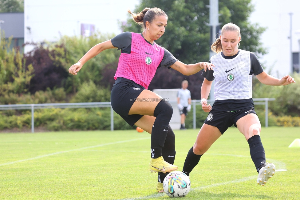 SVK Wildcats - Sturm Graz Damen
SPORTLAND Niederoesterreich Frauen Cup, SVK Wildcats - SK Sturm Graz, TRIOTRONIK Stadion Krottendorf, 19.08.2023. 

Foto zeigt Ruzika Krajinovic (Sturm Damen)
