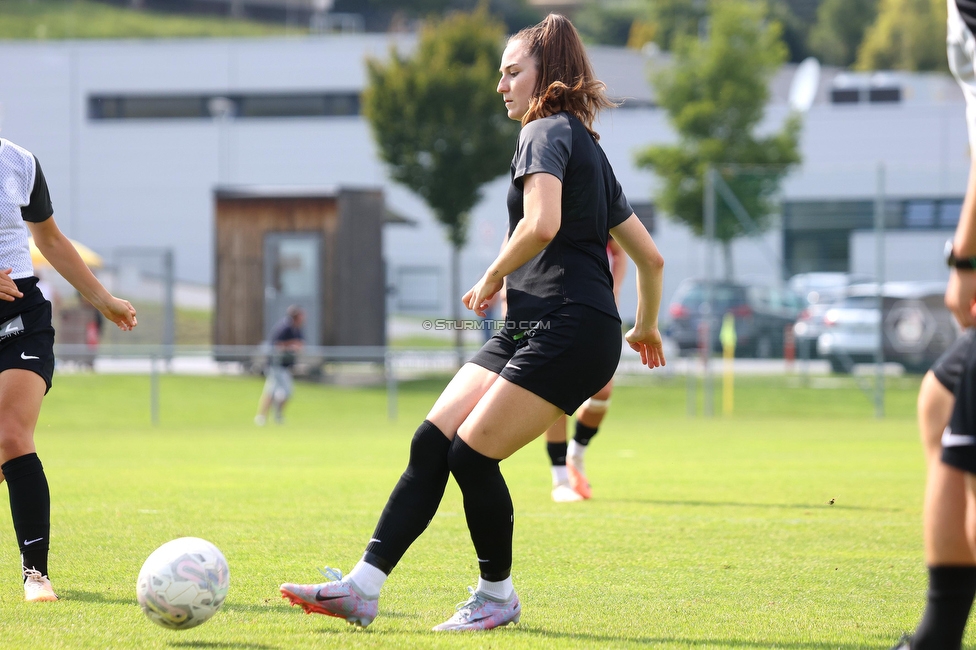 SVK Wildcats - Sturm Graz Damen
SPORTLAND Niederoesterreich Frauen Cup, SVK Wildcats - SK Sturm Graz, TRIOTRONIK Stadion Krottendorf, 19.08.2023. 

Foto zeigt Linda Mittermair (Sturm Damen)
