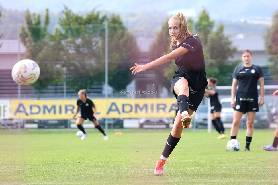 SVK Wildcats - Sturm Graz Damen
SPORTLAND Niederoesterreich Frauen Cup, SVK Wildcats - SK Sturm Graz, TRIOTRONIK Stadion Krottendorf, 19.08.2023. 

Foto zeigt Lena Breznik (Sturm Damen)
