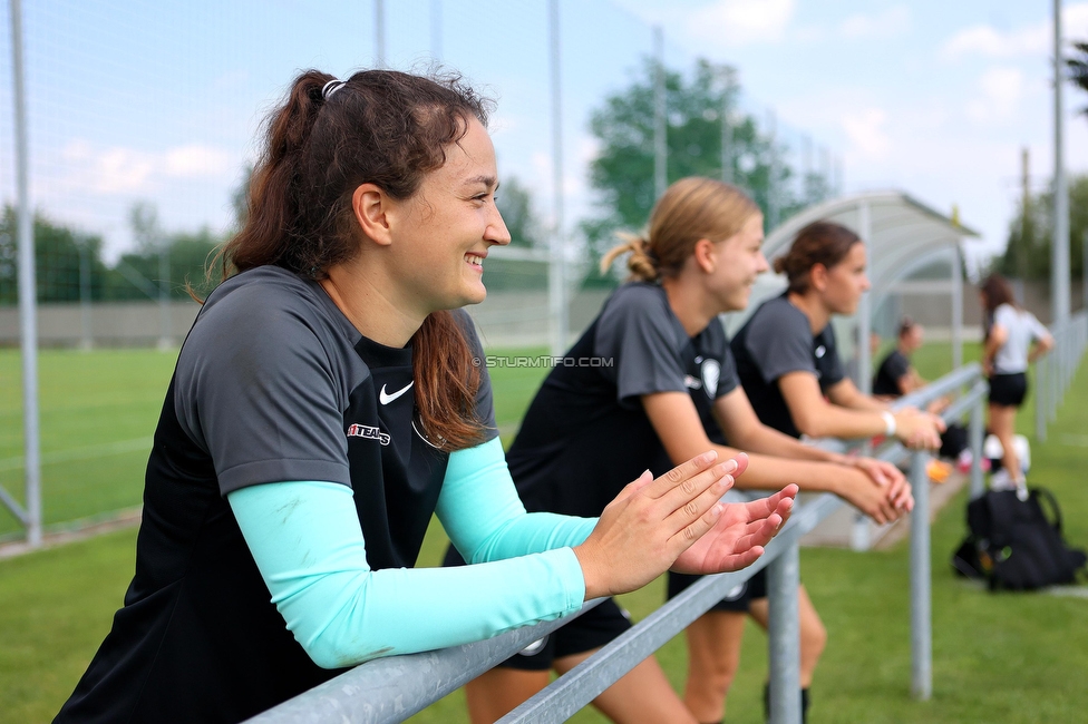 SVK Wildcats - Sturm Graz Damen
SPORTLAND Niederoesterreich Frauen Cup, SVK Wildcats - SK Sturm Graz, TRIOTRONIK Stadion Krottendorf, 19.08.2023. 

Foto zeigt Vanessa Gritzner (Sturm Damen)
