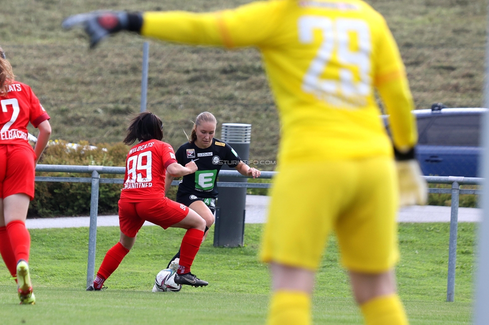 SVK Wildcats - Sturm Graz Damen
SPORTLAND Niederoesterreich Frauen Cup, SVK Wildcats - SK Sturm Graz, TRIOTRONIK Stadion Krottendorf, 19.08.2023. 

Foto zeigt Anna Wirnsberger (Sturm Damen)
