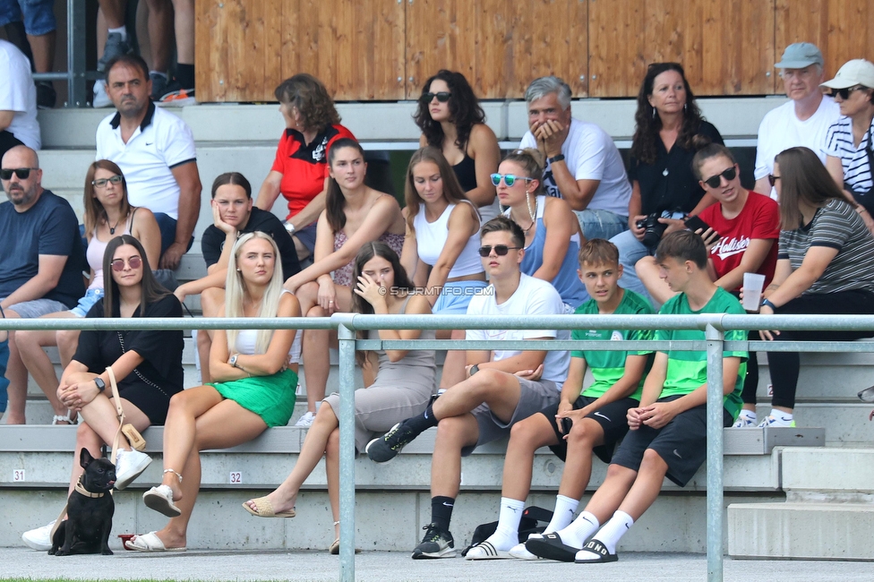 SVK Wildcats - Sturm Graz Damen
SPORTLAND Niederoesterreich Frauen Cup, SVK Wildcats - SK Sturm Graz, TRIOTRONIK Stadion Krottendorf, 19.08.2023. 

Foto zeigt
