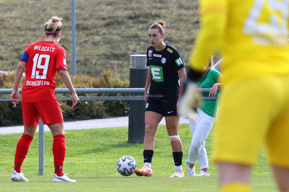 SVK Wildcats - Sturm Graz Damen
SPORTLAND Niederoesterreich Frauen Cup, SVK Wildcats - SK Sturm Graz, TRIOTRONIK Stadion Krottendorf, 19.08.2023. 

Foto zeigt Laura Krumboeck (Sturm Damen)
