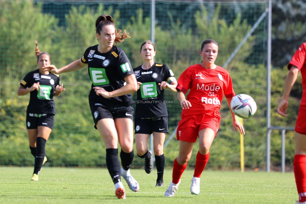 SVK Wildcats - Sturm Graz Damen
SPORTLAND Niederoesterreich Frauen Cup, SVK Wildcats - SK Sturm Graz, TRIOTRONIK Stadion Krottendorf, 19.08.2023. 

Foto zeigt Linda Mittermair (Sturm Damen)
