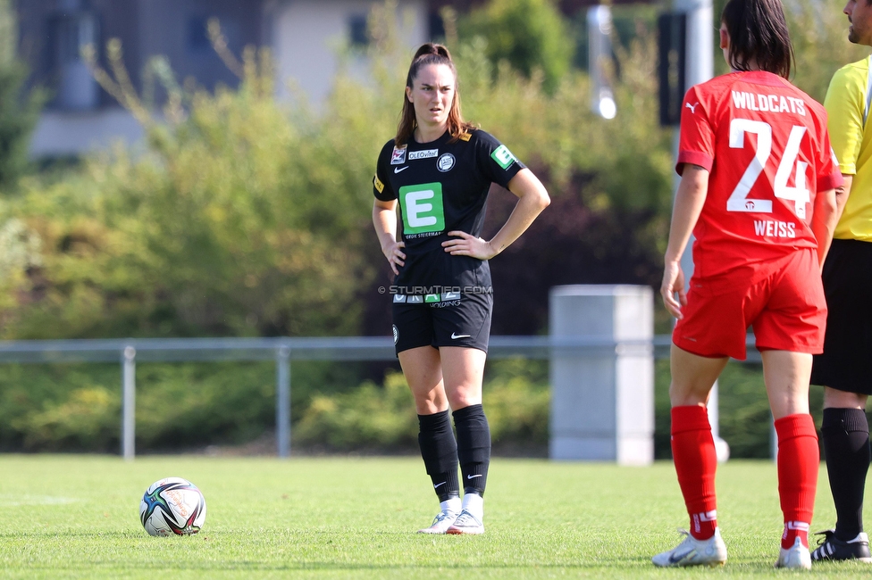 SVK Wildcats - Sturm Graz Damen
SPORTLAND Niederoesterreich Frauen Cup, SVK Wildcats - SK Sturm Graz, TRIOTRONIK Stadion Krottendorf, 19.08.2023. 

Foto zeigt Linda Mittermair (Sturm Damen)
