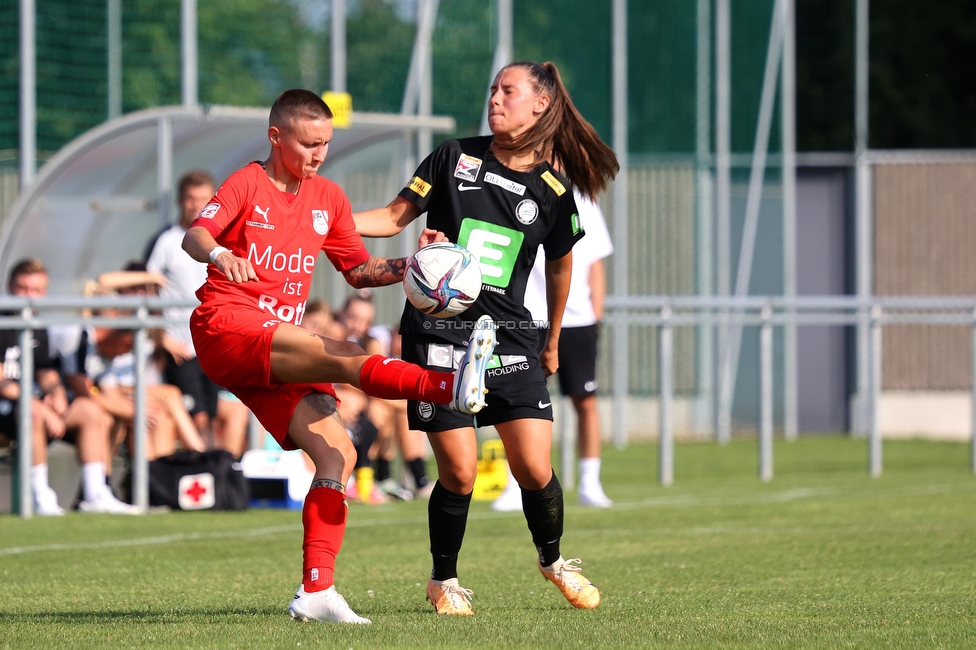 SVK Wildcats - Sturm Graz Damen
SPORTLAND Niederoesterreich Frauen Cup, SVK Wildcats - SK Sturm Graz, TRIOTRONIK Stadion Krottendorf, 19.08.2023. 

Foto zeigt Stefanie Grossgasteiger (Sturm Damen)
