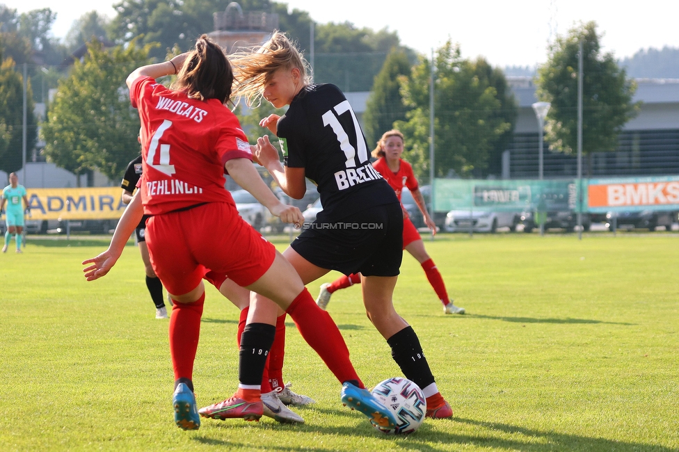 SVK Wildcats - Sturm Graz Damen
SPORTLAND Niederoesterreich Frauen Cup, SVK Wildcats - SK Sturm Graz, TRIOTRONIK Stadion Krottendorf, 19.08.2023. 

Foto zeigt Lena Breznik (Sturm Damen)
