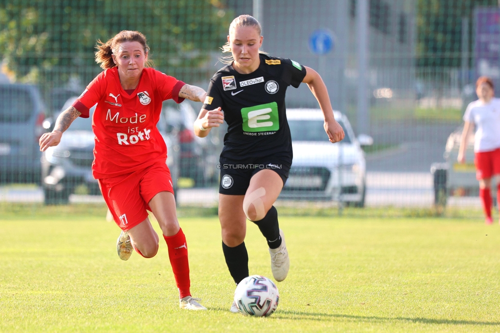 SVK Wildcats - Sturm Graz Damen
SPORTLAND Niederoesterreich Frauen Cup, SVK Wildcats - SK Sturm Graz, TRIOTRONIK Stadion Krottendorf, 19.08.2023. 

Foto zeigt Anna Wirnsberger (Sturm Damen)
