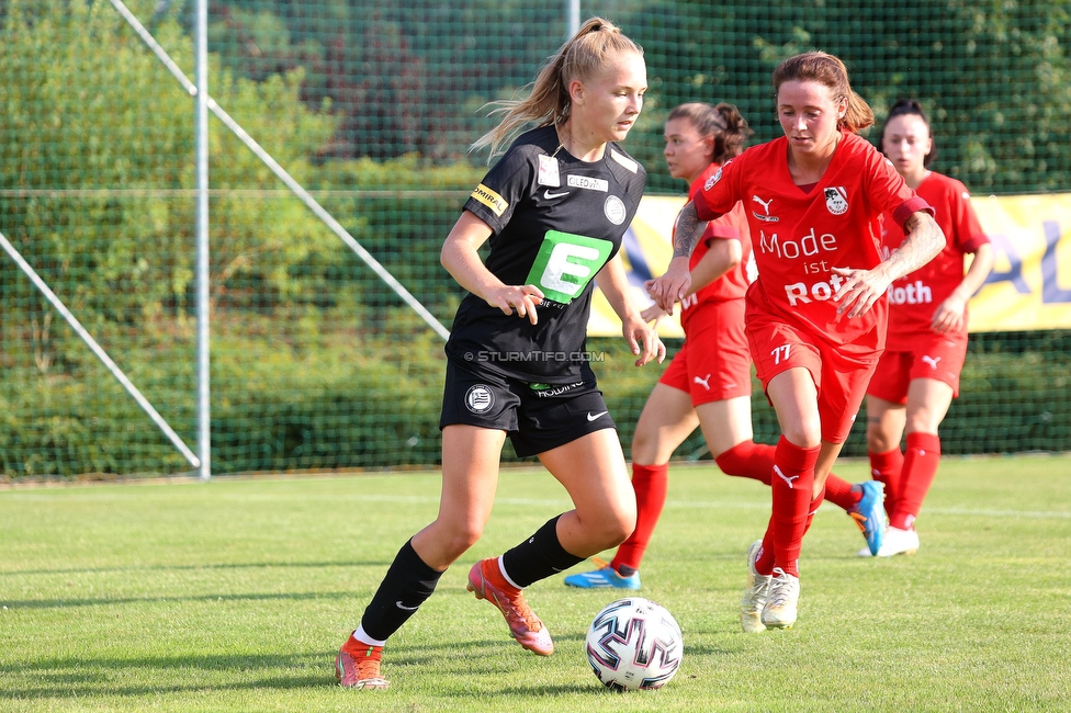 SVK Wildcats - Sturm Graz Damen
SPORTLAND Niederoesterreich Frauen Cup, SVK Wildcats - SK Sturm Graz, TRIOTRONIK Stadion Krottendorf, 19.08.2023. 

Foto zeigt Lena Breznik (Sturm Damen)
