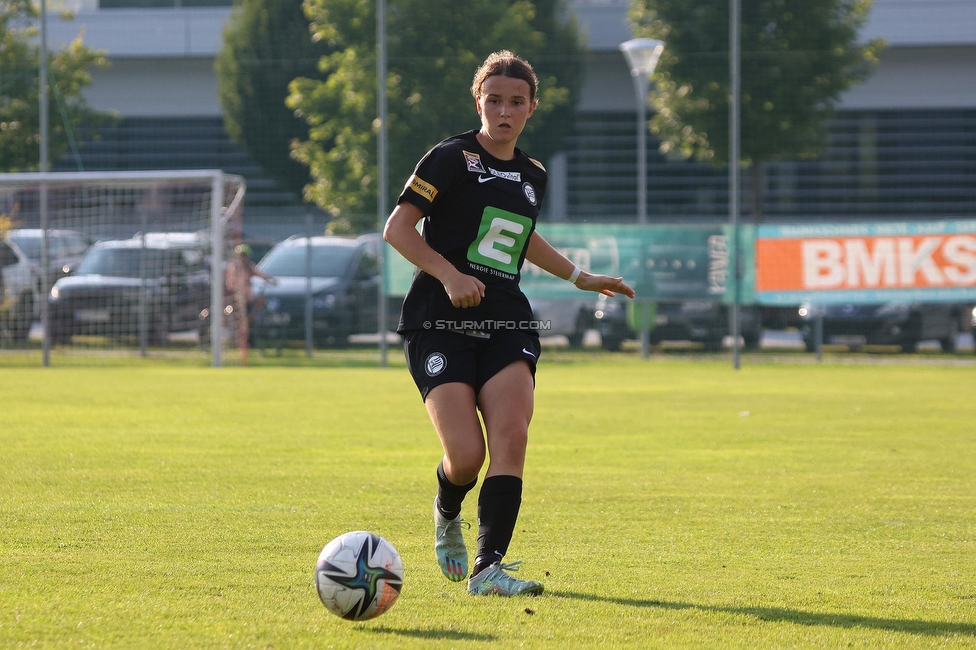 SVK Wildcats - Sturm Graz Damen
SPORTLAND Niederoesterreich Frauen Cup, SVK Wildcats - SK Sturm Graz, TRIOTRONIK Stadion Krottendorf, 19.08.2023. 

Foto zeigt Leonie Christin Tragl (Sturm Damen)
