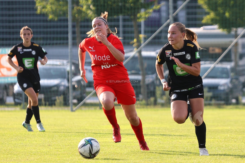 SVK Wildcats - Sturm Graz Damen
SPORTLAND Niederoesterreich Frauen Cup, SVK Wildcats - SK Sturm Graz, TRIOTRONIK Stadion Krottendorf, 19.08.2023. 

Foto zeigt Anna Wirnsberger (Sturm Damen)
