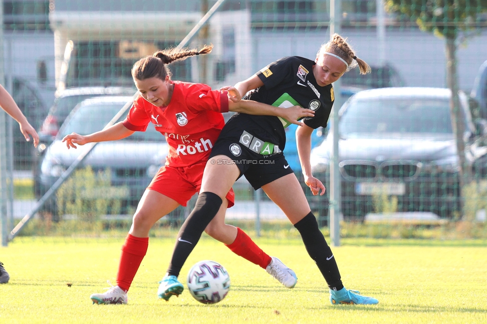 SVK Wildcats - Sturm Graz Damen
SPORTLAND Niederoesterreich Frauen Cup, SVK Wildcats - SK Sturm Graz, TRIOTRONIK Stadion Krottendorf, 19.08.2023. 

Foto zeigt Christina Gierzinger (Sturm Damen)
