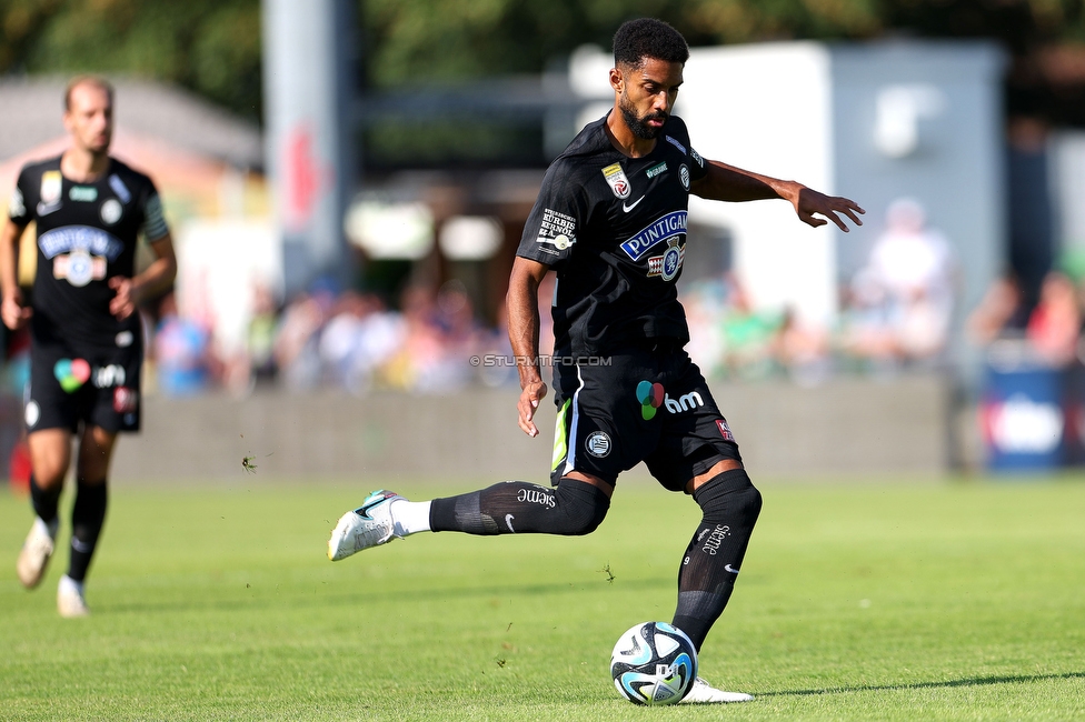 Austria Lustenau - Sturm Graz
Oesterreichische Fussball Bundesliga, 3. Runde, SC Austria Lustenau - SK Sturm Graz, Reichshofstadion Lustenau, 19.08.2023. 

Foto zeigt Gregory Wuethrich (Sturm)
