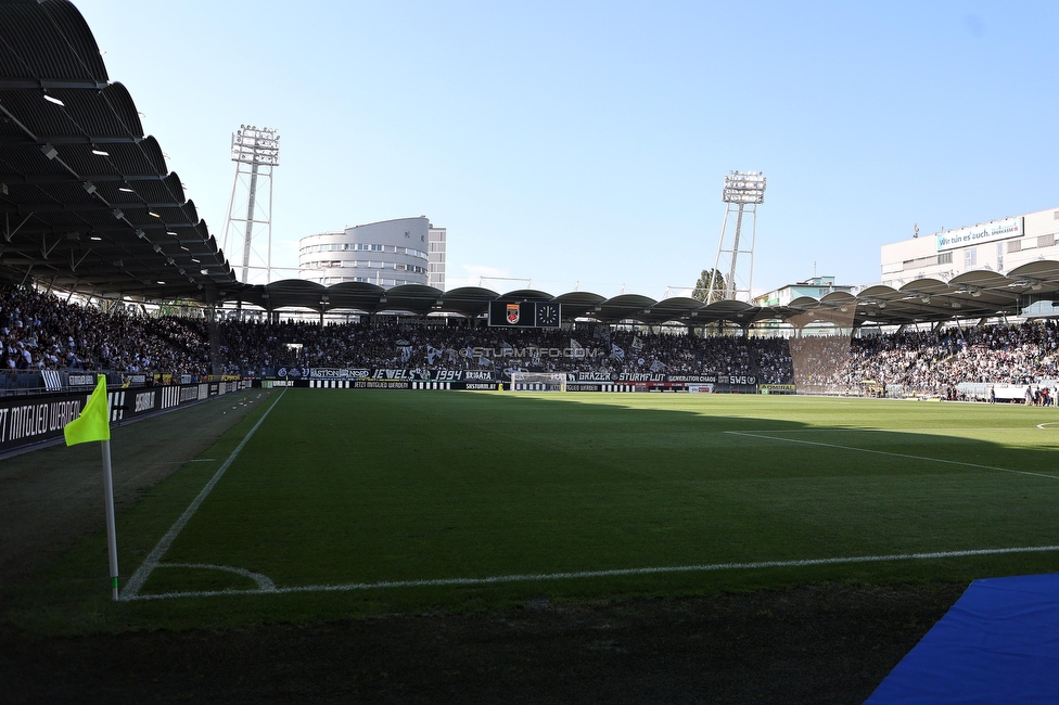 Sturm Graz - BW Linz
Oesterreichische Fussball Bundesliga, 5. Runde, SK Sturm Graz - Blau-Weiss Linz, Stadion Liebenau Graz, 26.08.2023. 

Foto zeigt Fans von Sturm
