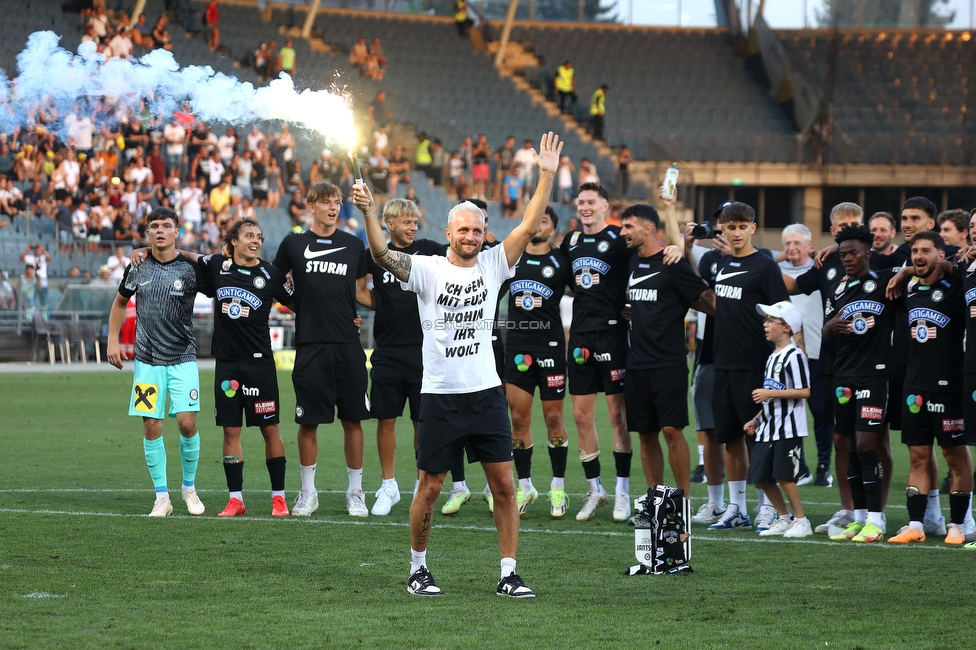 Sturm Graz - BW Linz
Oesterreichische Fussball Bundesliga, 5. Runde, SK Sturm Graz - Blau-Weiss Linz, Stadion Liebenau Graz, 26.08.2023. 

Foto zeigt Jakob Jantscher (Sturm)
