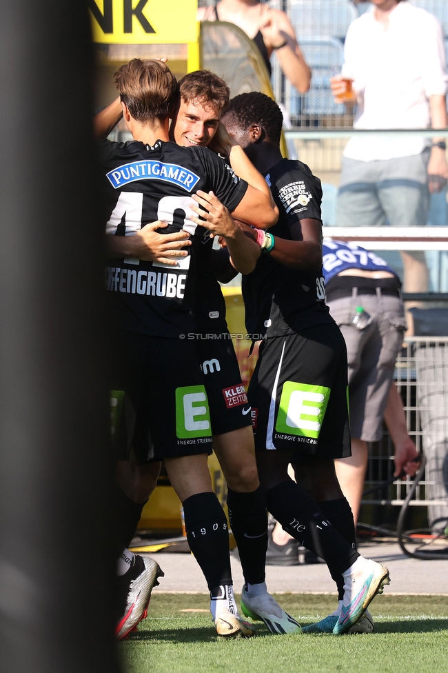 Sturm Graz - BW Linz
Oesterreichische Fussball Bundesliga, 5. Runde, SK Sturm Graz - Blau-Weiss Linz, Stadion Liebenau Graz, 26.08.2023. 

Foto zeigt Szymon Wlodarczyk (Sturm)
