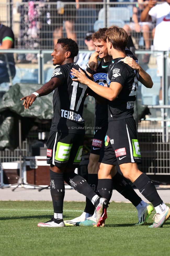 Sturm Graz - BW Linz
Oesterreichische Fussball Bundesliga, 5. Runde, SK Sturm Graz - Blau-Weiss Linz, Stadion Liebenau Graz, 26.08.2023. 

Foto zeigt Szymon Wlodarczyk (Sturm)
