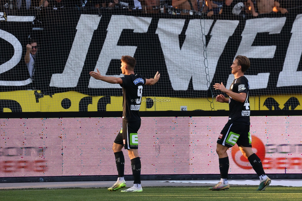 Sturm Graz - BW Linz
Oesterreichische Fussball Bundesliga, 5. Runde, SK Sturm Graz - Blau-Weiss Linz, Stadion Liebenau Graz, 26.08.2023. 

Foto zeigt Szymon Wlodarczyk (Sturm)
