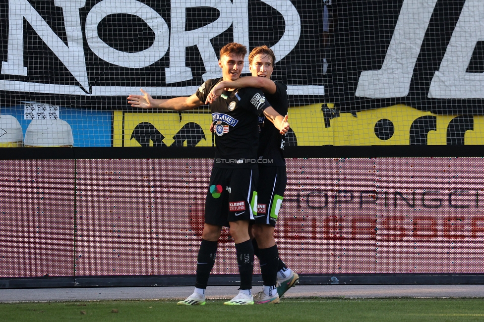 Sturm Graz - BW Linz
Oesterreichische Fussball Bundesliga, 5. Runde, SK Sturm Graz - Blau-Weiss Linz, Stadion Liebenau Graz, 26.08.2023. 

Foto zeigt Szymon Wlodarczyk (Sturm)
