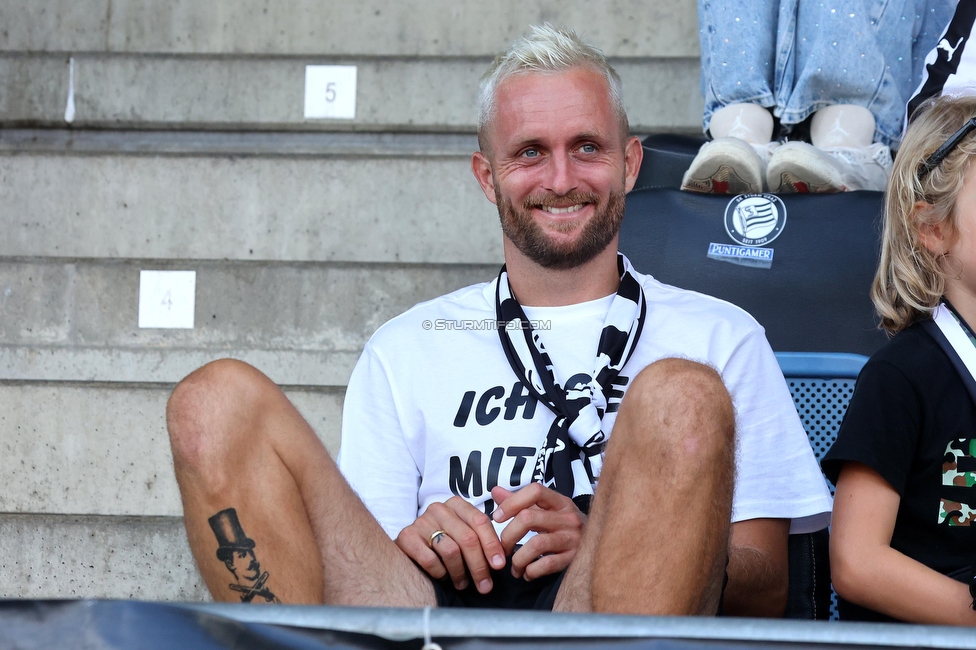 Sturm Graz - BW Linz
Oesterreichische Fussball Bundesliga, 5. Runde, SK Sturm Graz - Blau-Weiss Linz, Stadion Liebenau Graz, 26.08.2023. 

Foto zeigt Jakob Jantscher (Sturm)
