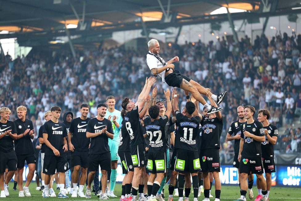 Sturm Graz - BW Linz
Oesterreichische Fussball Bundesliga, 4. Runde, SK Sturm Graz - FC Blau Weiss Linz, Stadion Liebenau Graz, 26.08.2023. 

Foto zeigt Jakob Jantscher (Sturm)
