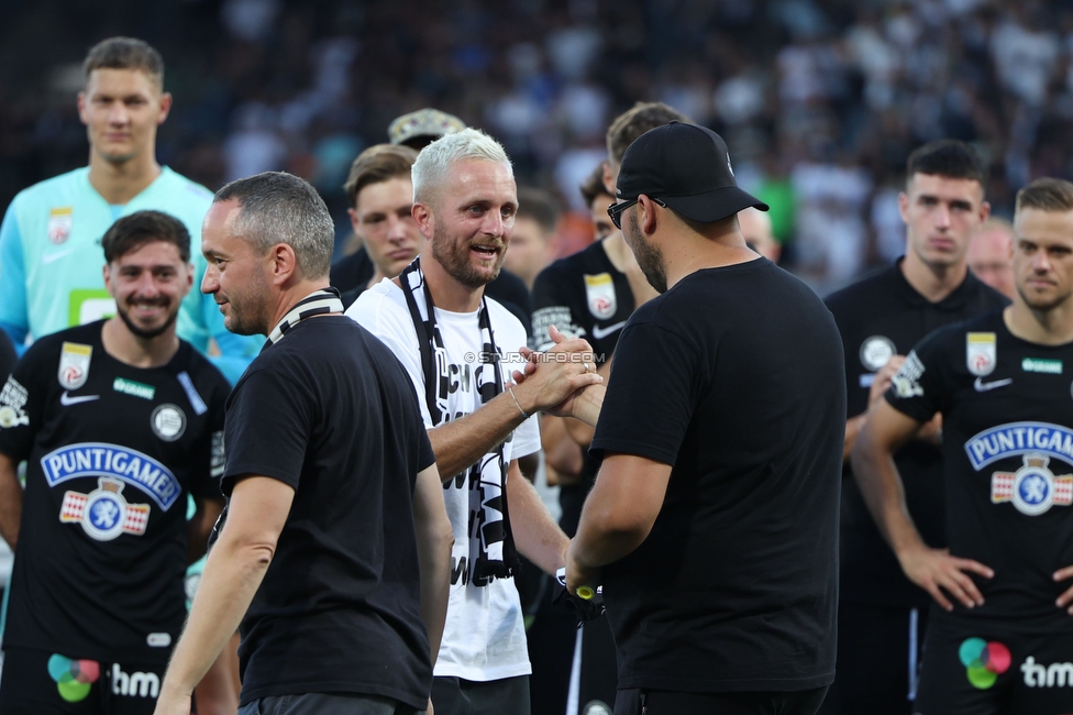 Sturm Graz - BW Linz
Oesterreichische Fussball Bundesliga, 4. Runde, SK Sturm Graz - FC Blau Weiss Linz, Stadion Liebenau Graz, 26.08.2023. 

Foto zeigt Jakob Jantscher (Sturm)
