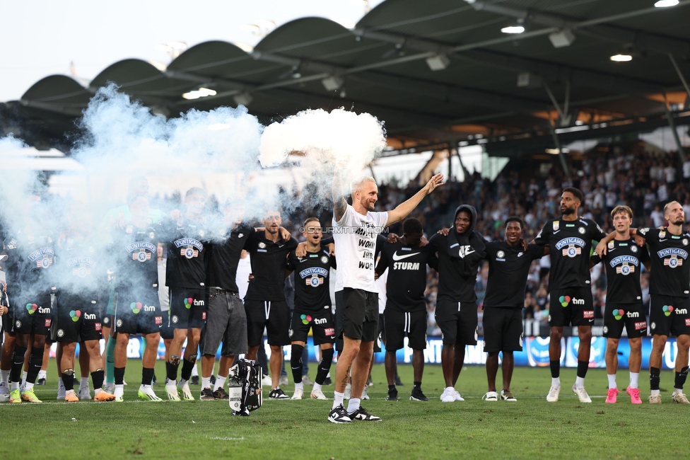 Sturm Graz - BW Linz
Oesterreichische Fussball Bundesliga, 4. Runde, SK Sturm Graz - FC Blau Weiss Linz, Stadion Liebenau Graz, 26.08.2023. 

Foto zeigt Jakob Jantscher (Sturm)
