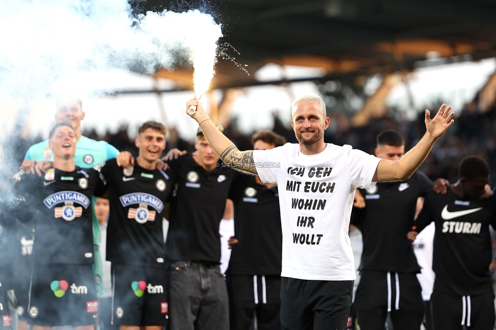 Sturm Graz - BW Linz
Oesterreichische Fussball Bundesliga, 4. Runde, SK Sturm Graz - FC Blau Weiss Linz, Stadion Liebenau Graz, 26.08.2023. 

Foto zeigt Jakob Jantscher (Sturm)
