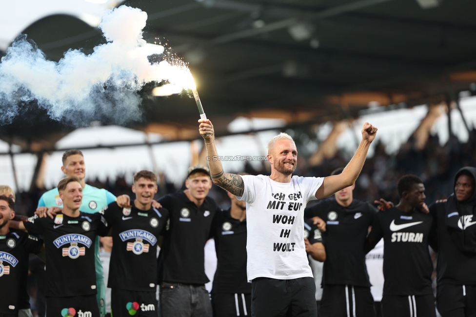 Sturm Graz - BW Linz
Oesterreichische Fussball Bundesliga, 4. Runde, SK Sturm Graz - FC Blau Weiss Linz, Stadion Liebenau Graz, 26.08.2023. 

Foto zeigt Jakob Jantscher (Sturm)
