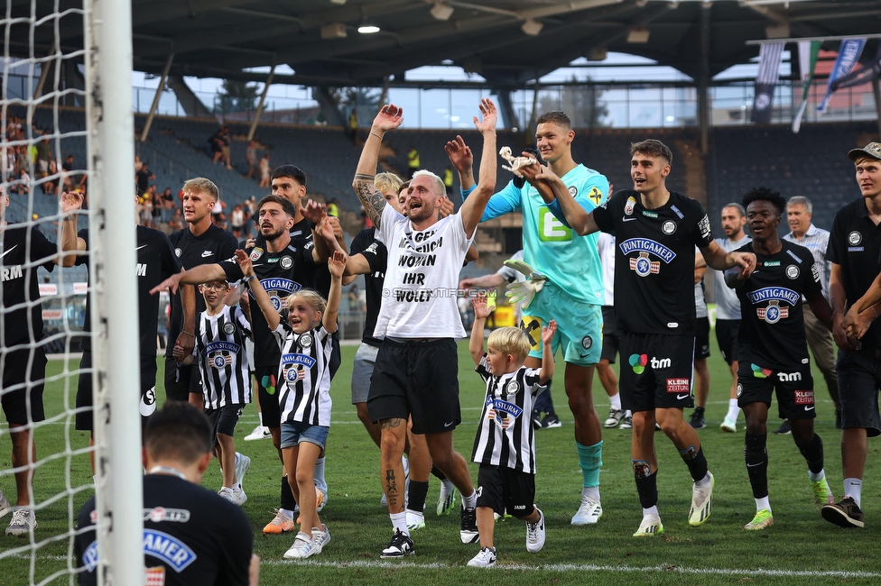 Sturm Graz - BW Linz
Oesterreichische Fussball Bundesliga, 5. Runde, SK Sturm Graz - Blau-Weiss Linz, Stadion Liebenau Graz, 26.08.2023. 

Foto zeigt Jakob Jantscher (Sturm)
