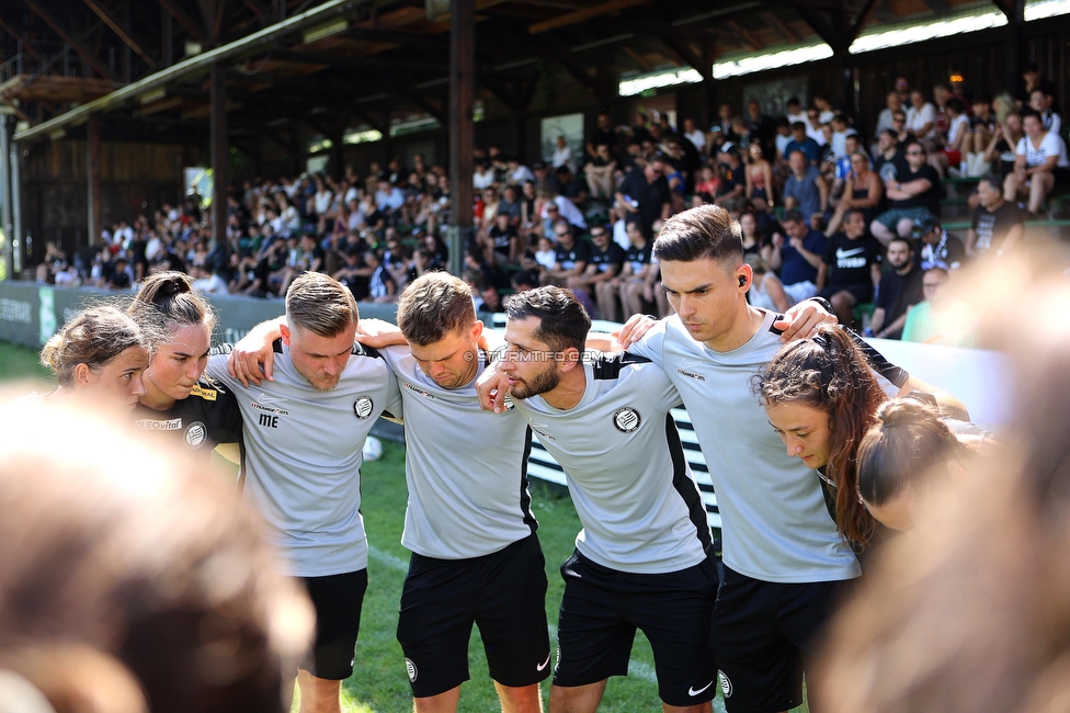 Sturm Damen - SPG FC Lustenau FC Dornbirn Ladies
OEFB Frauen Bundesliga, 1. Runde, SK Sturm Graz Damen - SPG FC Lustenau FC Dornbirn Ladies, Gruabn Graz, 26.08.2023. 

Foto zeigt Sargon Duran (Cheftrainer Sturm Damen)
