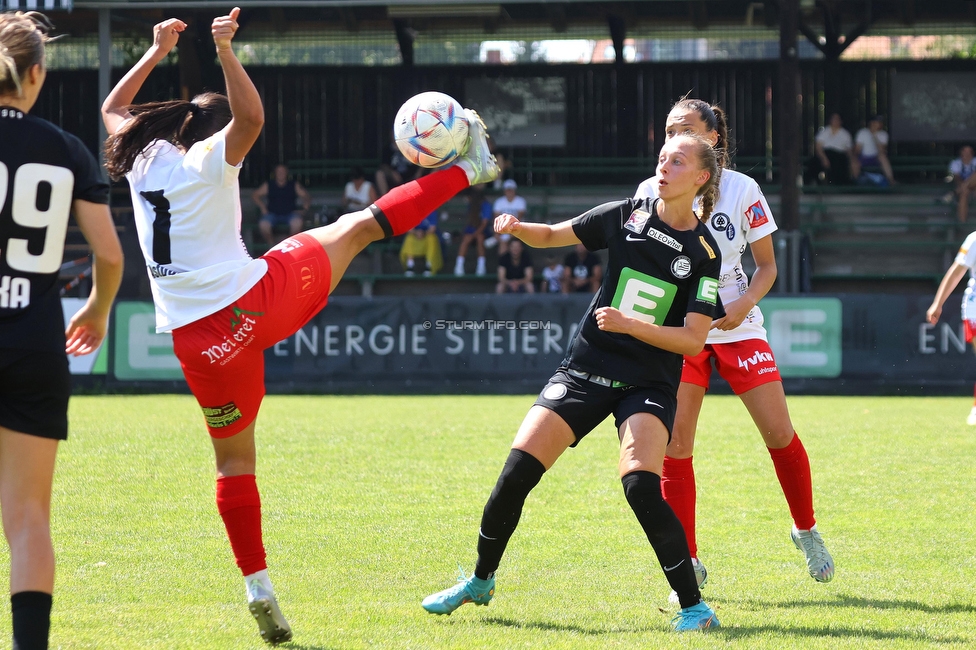 Sturm Damen - SPG FC Lustenau FC Dornbirn Ladies
OEFB Frauen Bundesliga, 1. Runde, SK Sturm Graz Damen - SPG FC Lustenau FC Dornbirn Ladies, Gruabn Graz, 26.08.2023. 

Foto zeigt Christina Gierzinger (Sturm Damen)
