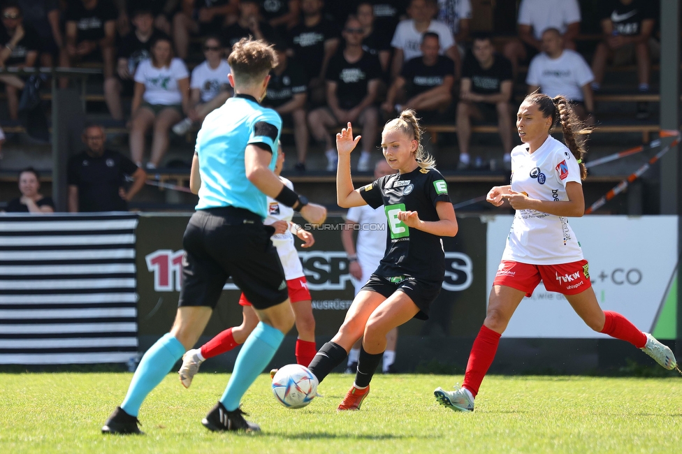 Sturm Damen - SPG FC Lustenau FC Dornbirn Ladies
OEFB Frauen Bundesliga, 1. Runde, SK Sturm Graz Damen - SPG FC Lustenau FC Dornbirn Ladies, Gruabn Graz, 26.08.2023. 

Foto zeigt Lena Breznik (Sturm Damen)
