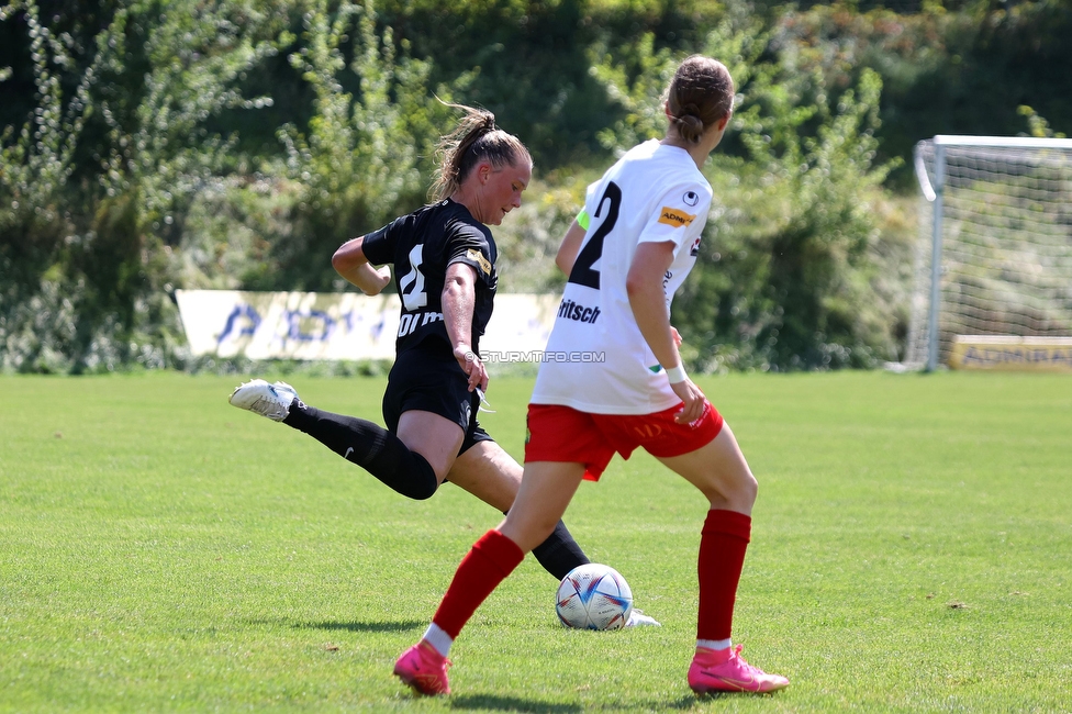 Sturm Damen - SPG FC Lustenau FC Dornbirn Ladies
OEFB Frauen Bundesliga, 1. Runde, SK Sturm Graz Damen - SPG FC Lustenau FC Dornbirn Ladies, Gruabn Graz, 26.08.2023. 

Foto zeigt Laura Lillholm-Petersen (Sturm Damen)
