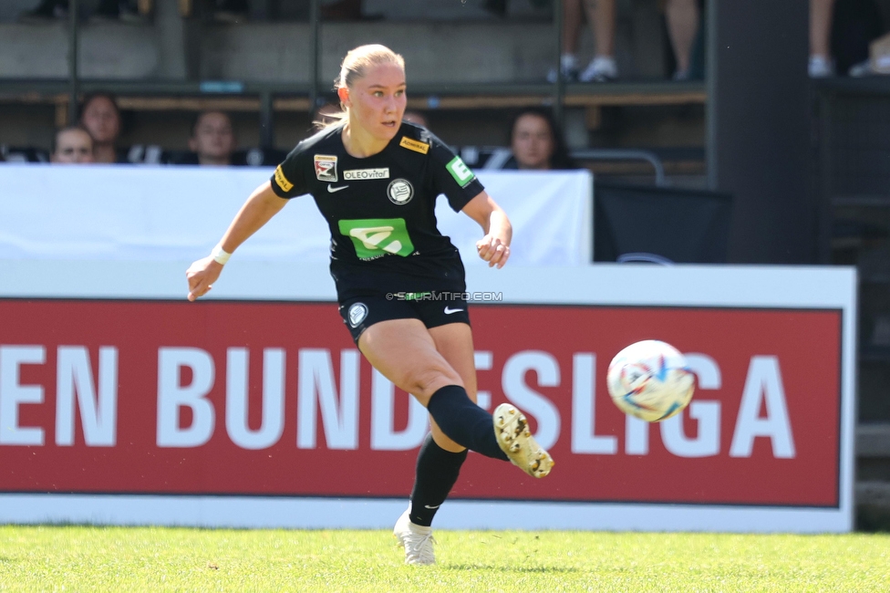 Sturm Damen - SPG FC Lustenau FC Dornbirn Ladies
OEFB Frauen Bundesliga, 1. Runde, SK Sturm Graz Damen - SPG FC Lustenau FC Dornbirn Ladies, Gruabn Graz, 26.08.2023. 

Foto zeigt Anna Wirnsberger (Sturm Damen)
