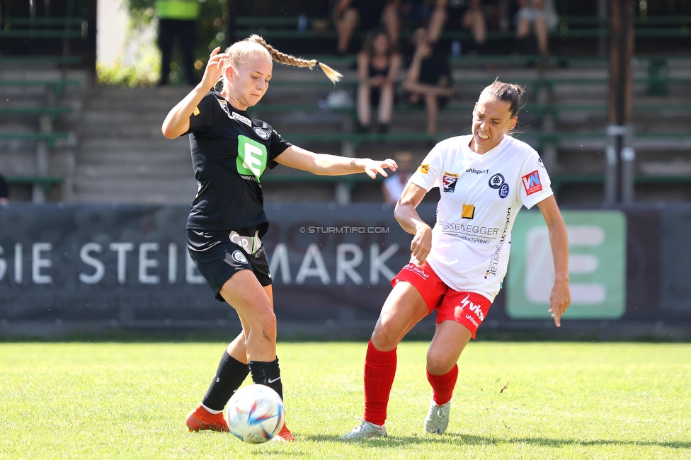 Sturm Damen - SPG FC Lustenau FC Dornbirn Ladies
OEFB Frauen Bundesliga, 1. Runde, SK Sturm Graz Damen - SPG FC Lustenau FC Dornbirn Ladies, Gruabn Graz, 26.08.2023. 

Foto zeigt Lena Breznik (Sturm Damen)
