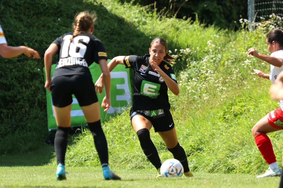 Sturm Damen - SPG FC Lustenau FC Dornbirn Ladies
OEFB Frauen Bundesliga, 1. Runde, SK Sturm Graz Damen - SPG FC Lustenau FC Dornbirn Ladies, Gruabn Graz, 26.08.2023. 

Foto zeigt Ruzika Krajinovic (Sturm Damen)
