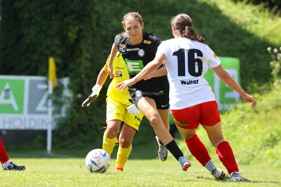 Sturm Damen - SPG FC Lustenau FC Dornbirn Ladies
OEFB Frauen Bundesliga, 1. Runde, SK Sturm Graz Damen - SPG FC Lustenau FC Dornbirn Ladies, Gruabn Graz, 26.08.2023. 

Foto zeigt Modesta Uka (Sturm Damen)
