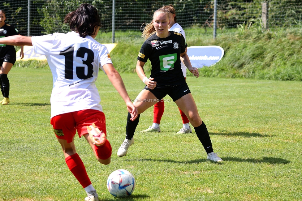 Sturm Damen - SPG FC Lustenau FC Dornbirn Ladies
OEFB Frauen Bundesliga, 1. Runde, SK Sturm Graz Damen - SPG FC Lustenau FC Dornbirn Ladies, Gruabn Graz, 26.08.2023. 

Foto zeigt Anna Wirnsberger (Sturm Damen)
