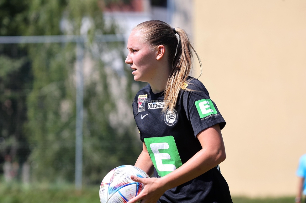 Sturm Damen - SPG FC Lustenau FC Dornbirn Ladies
OEFB Frauen Bundesliga, 1. Runde, SK Sturm Graz Damen - SPG FC Lustenau FC Dornbirn Ladies, Gruabn Graz, 26.08.2023. 

Foto zeigt Anna Wirnsberger (Sturm Damen)
