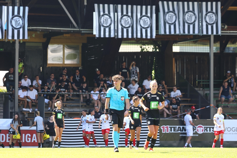 Sturm Damen - SPG FC Lustenau FC Dornbirn Ladies
OEFB Frauen Bundesliga, 1. Runde, SK Sturm Graz Damen - SPG FC Lustenau FC Dornbirn Ladies, Gruabn Graz, 26.08.2023. 

Foto zeigt Lena Breznik (Sturm Damen)
