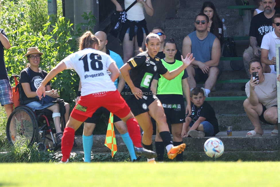 Sturm Damen - SPG FC Lustenau FC Dornbirn Ladies
OEFB Frauen Bundesliga, 1. Runde, SK Sturm Graz Damen - SPG FC Lustenau FC Dornbirn Ladies, Gruabn Graz, 26.08.2023. 

Foto zeigt Andrea Glibo (Sturm Damen)
