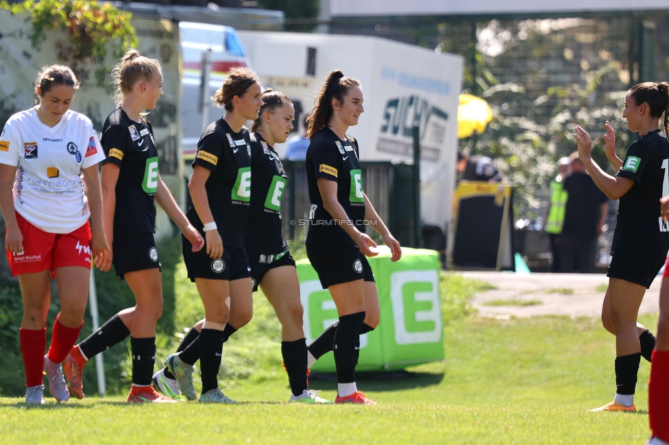 Sturm Damen - SPG FC Lustenau FC Dornbirn Ladies
OEFB Frauen Bundesliga, 1. Runde, SK Sturm Graz Damen - SPG FC Lustenau FC Dornbirn Ladies, Gruabn Graz, 26.08.2023. 

Foto zeigt Julia Keutz (Sturm Damen)
