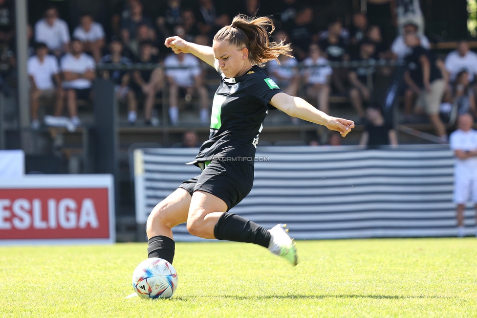 Sturm Damen - SPG FC Lustenau FC Dornbirn Ladies
OEFB Frauen Bundesliga, 1. Runde, SK Sturm Graz Damen - SPG FC Lustenau FC Dornbirn Ladies, Gruabn Graz, 26.08.2023. 

Foto zeigt Julia Keutz (Sturm Damen)
