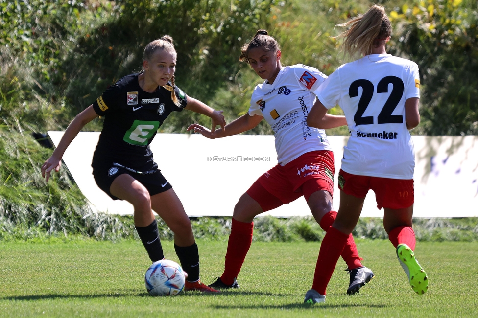 Sturm Damen - SPG FC Lustenau FC Dornbirn Ladies
OEFB Frauen Bundesliga, 1. Runde, SK Sturm Graz Damen - SPG FC Lustenau FC Dornbirn Ladies, Gruabn Graz, 26.08.2023. 

Foto zeigt Lena Breznik (Sturm Damen)
