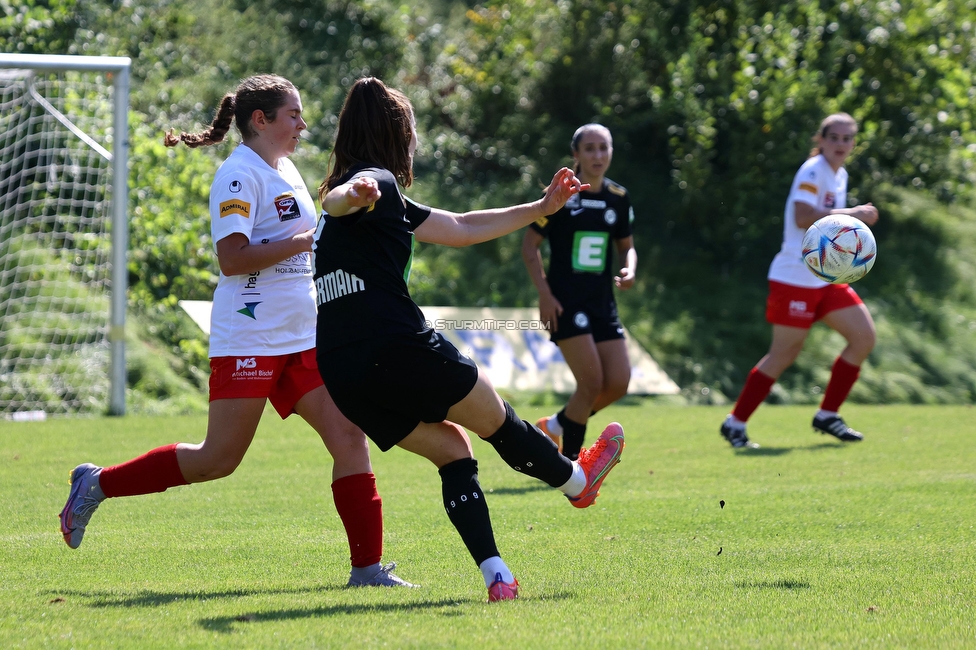 Sturm Damen - SPG FC Lustenau FC Dornbirn Ladies
OEFB Frauen Bundesliga, 1. Runde, SK Sturm Graz Damen - SPG FC Lustenau FC Dornbirn Ladies, Gruabn Graz, 26.08.2023. 

Foto zeigt Linda Mittermair (Sturm Damen)
