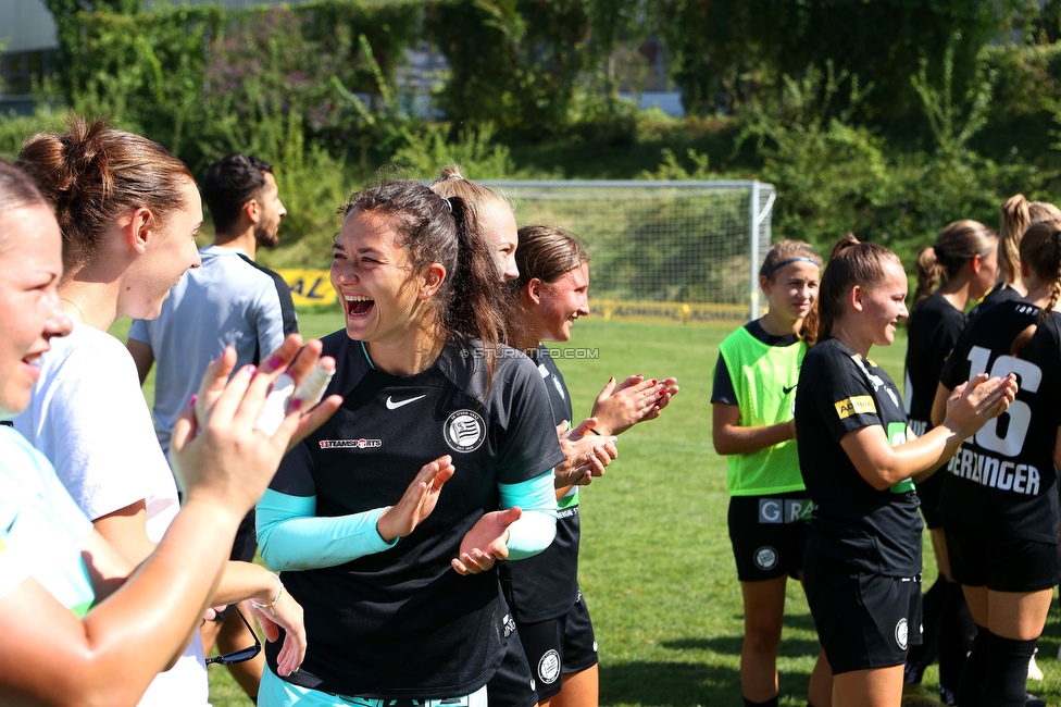 Sturm Damen - SPG FC Lustenau FC Dornbirn Ladies
OEFB Frauen Bundesliga, 1. Runde, SK Sturm Graz Damen - SPG FC Lustenau FC Dornbirn Ladies, Gruabn Graz, 26.08.2023. 

Foto zeigt Vanessa Gritzner (Sturm Damen)
