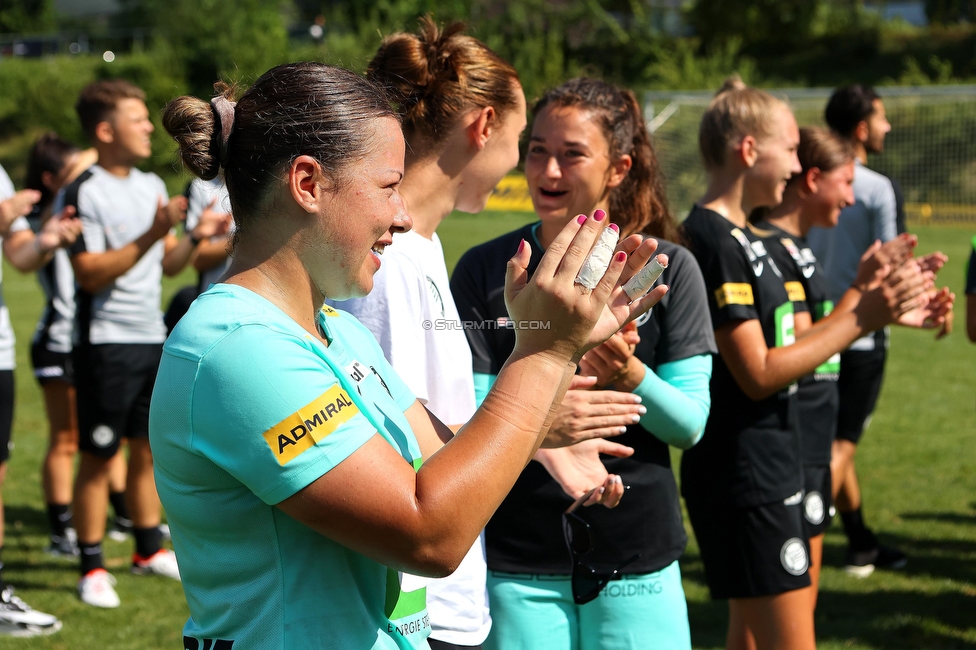 Sturm Damen - SPG FC Lustenau FC Dornbirn Ladies
OEFB Frauen Bundesliga, 1. Runde, SK Sturm Graz Damen - SPG FC Lustenau FC Dornbirn Ladies, Gruabn Graz, 26.08.2023. 

Foto zeigt Mariella El Sherif (Sturm Damen)
