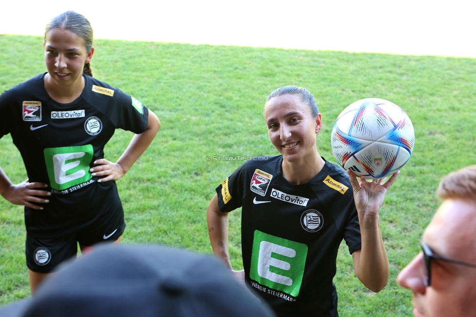 Sturm Damen - SPG FC Lustenau FC Dornbirn Ladies
OEFB Frauen Bundesliga, 1. Runde, SK Sturm Graz Damen - SPG FC Lustenau FC Dornbirn Ladies, Gruabn Graz, 26.08.2023. 

Foto zeigt Andrea Glibo (Sturm Damen)
