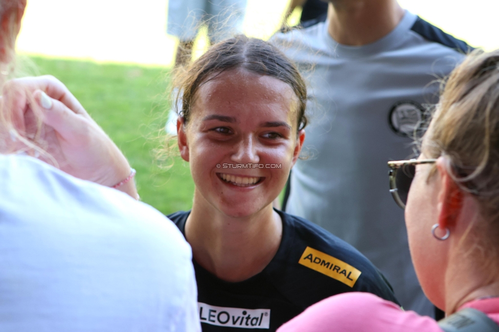 Sturm Damen - SPG FC Lustenau FC Dornbirn Ladies
OEFB Frauen Bundesliga, 1. Runde, SK Sturm Graz Damen - SPG FC Lustenau FC Dornbirn Ladies, Gruabn Graz, 26.08.2023. 

Foto zeigt Leonie Christin Tragl (Sturm Damen)
